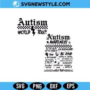 Autism World Tour SVG