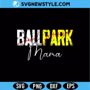 Ballpark Mom SVG