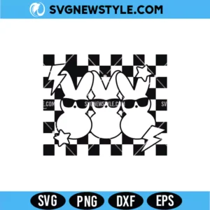 Boy Easter Bunny SVG Digital Download | Cool Bunny Cut File