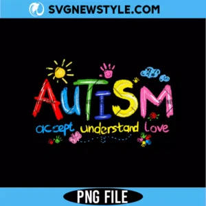 Brushstroke Autism PNG