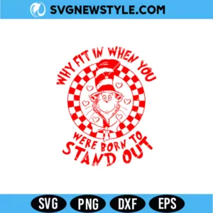 Stand Out Cat Quote SVG