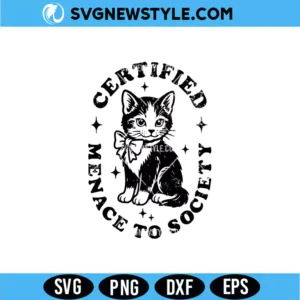 Certified Menace to Society SVG