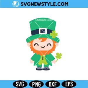 Cute Leprechaun SVG Digital Download | Lucky Spirit Kids Shirt Design