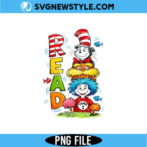 Dr Seuss Read Across America PNG