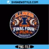 Final Four Illini PNG - Illinois Basketball Tournament Sublimation Design 3 Final Four Illini PNG