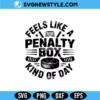 Funny Hockey Penalty Box SVG - I'm Just Here for the Sin Bin Design 2 Funny Hockey Penalty Box Svg