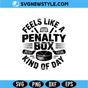 Funny Hockey Penalty Box Svg