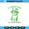 Funny St Patricks Day Lucky Cat SVG Digital Download | Irish Good Luck Spirit Shirt Design 2 Funny St Patricks Day Lucky Cat SVG
