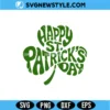 Happy St Patricks Day Shamrock SVG Digital Download | Shamrock Party Shirt Design 3 Happy St Patricks Day Shamrock SVG