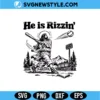 Funny Jesus Baseball Svg, He is Rizzin Svg, SVG DXF PNG EPS for Cricut 2 Funny Jesus Baseball Svg