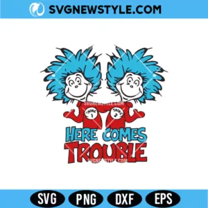 Here Comes Trouble SVG