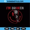 I'm Broken Smiley Face SVG - Distorted Glitch Smile Cut File for Streetwear 3 I'm Broken Smiley Face SVG