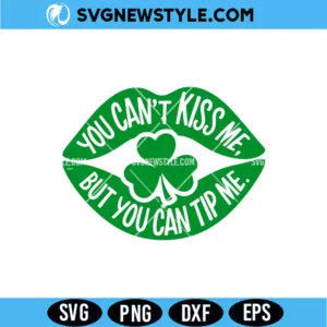 Kiss Me I&rsquo;m Irish SVG Digital Download | Lucky St Patrick Cut File