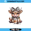 Leopard Print Coquette Bow PNG Digital Download | Coastal Cowgirl Spirit Sublimation Design 2 Leopard Print Coquette Bow PNG