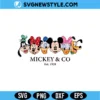 Mickey And Friends Co est 1928 Svg, Retro Mickey Mouse Cut File, Digital Download 2 Mickey And Friends Co est 1928 Svg