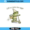 Off to Hide the Eggs Png, Funny Frog Scooter Png, Digital Download 2 Off to Hide the Eggs Png