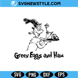 Funny Green Eggs Ham SVG