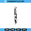 Scary Face Knife SVG Digital Download | Horror Mask Cut File 3 Scary Face Knife SVG