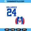 Shane Hollander 24 Svg Digital Download | Sports Cut File 3 Shane Hollander 24 Svg