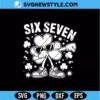 Six Seven Shamrock SVG Digital Download | Lucky Clover Cut File 3 Six Seven Shamrock SVG