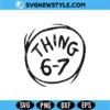 Reading Duo Thing 6 7 SVG
