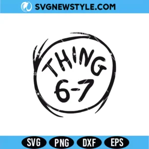 Reading Duo Thing 6 7 SVG
