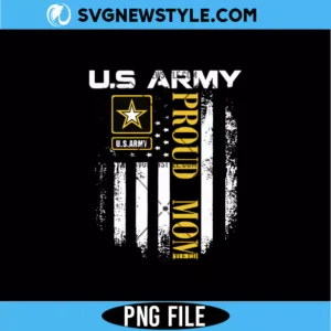 Vintage US Army Mom PNG