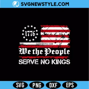 Serve No Kings SVG
