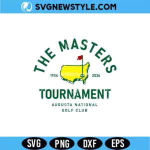2026 Masters Augusta Golf SVG