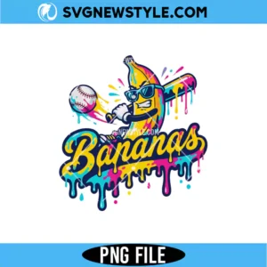 Banana Baseball PNG