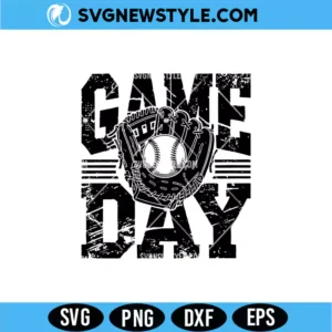 Baseball Game Day SVG Png