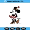 Disney Classic Minnie Mouse Pose SVG