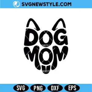 Dog Mom SVG PNG