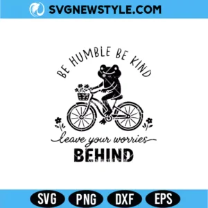 Frog Bicycle SVG
