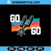 Go Spurs Go SVG | Professional Basketball Team Support Cut File 2 Go Spurs Go SVG