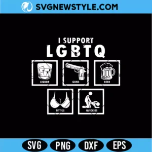 I Support LGBTQ SVG