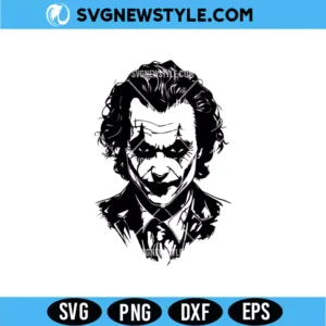 Joker Face SVG | Master of Chaos Digital Download for DIY Halloween Gifts