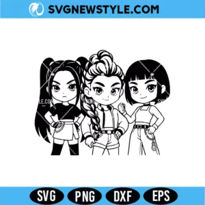 K-pop Demon Huntrix SVG