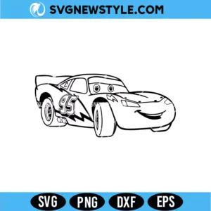 Lightning McQueen SVG