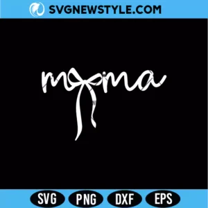 Mama Coquette Bow Svg