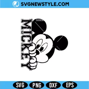 Mickey Varsity SVG