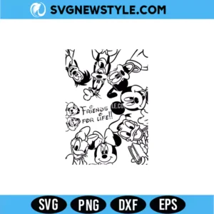 Mickey and Friends SVG