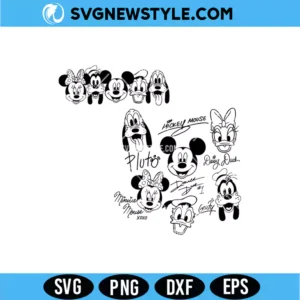 Mickey and Friends SVG Bundle