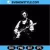 Abraham Lincoln Playing Guitar SVG