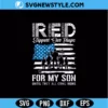RED Remember Everyone Deployed SVG | Patriotic Military Support Cut File 3 RED Remember Everyone Deployed SVG