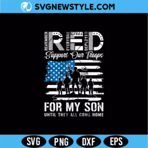 RED Remember Everyone Deployed SVG