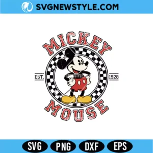 Retro Mickey Mouse SVG