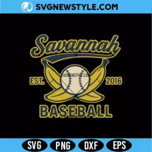 Savannah Baseball SVG