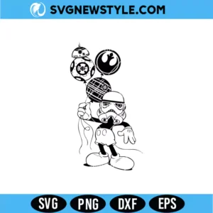 Star Wars Mickey Svg