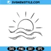 Sunshine SVG | Retro Summer Sun Cut File for Cricut & Silhouette 2 Sunshine SVG